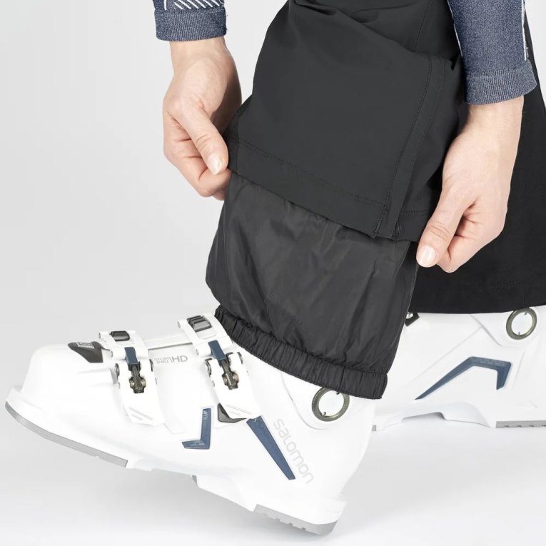 Black Salomon The Brilliant Women's Ski Pants | IE ZI0319